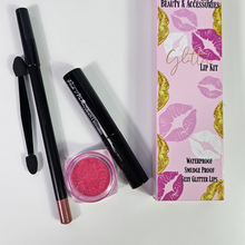 Load image into Gallery viewer, Pink Moments Glitter Lip Kit