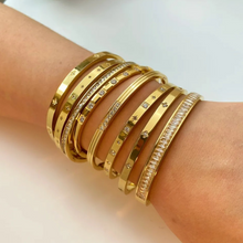Load image into Gallery viewer, Cubic Diamond Zirconia Bangles