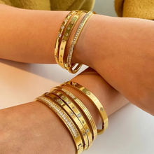 Load image into Gallery viewer, Cubic Diamond Zirconia Bangles