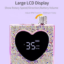 Load image into Gallery viewer, Heart Nail Drill