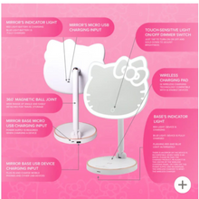 Load image into Gallery viewer, Hello Kitty Rechargeable Table Makeup Mirror