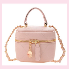 Load image into Gallery viewer, Mini LUXE Pink and Gold Purse