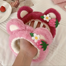 Load image into Gallery viewer, Bear Ear Face Wash Headband
