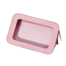 Load image into Gallery viewer, Pink Clear Makeup Bag