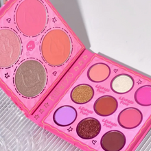 Load image into Gallery viewer, KEVIN&COCO 13colour pink leopard girl eyeshadow palette Hongxuan Cosmetics