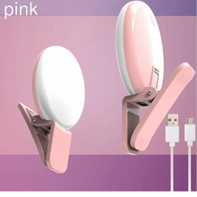 Load image into Gallery viewer, Mini Pink Phone Ring Light