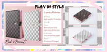 Load image into Gallery viewer, A6 Pink Life LUXE Agenda