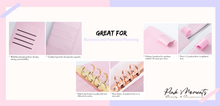 Load image into Gallery viewer, A6 Pink Life LUXE Agenda