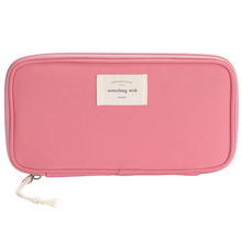 Load image into Gallery viewer, Cute Strawberry Pink Waterproof Oxford Pencil Case