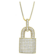 Load image into Gallery viewer, LUXE Unique Lock Necklace