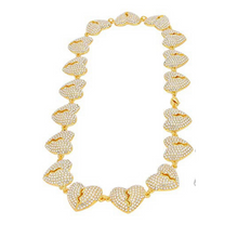 Load image into Gallery viewer, Heart Pave Diamond Necklace