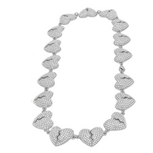 Load image into Gallery viewer, Heart Pave Diamond Necklace