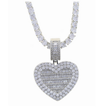 Load image into Gallery viewer, Cubic Zirconia Heart Necklace