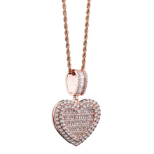 Load image into Gallery viewer, Cubic Zirconia Heart Necklace