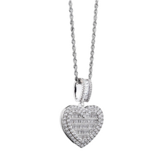 Load image into Gallery viewer, Cubic Zirconia Heart Necklace
