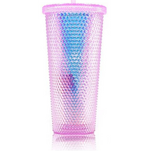 Load image into Gallery viewer, STUDDED Holographic Tumbler