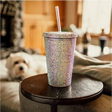 Load image into Gallery viewer, LUXE Swarovski Crystal Tumbler