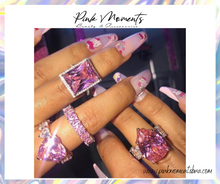 Load image into Gallery viewer, LUXE Pink Big Diamond Cubic Zirconia Ring