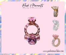 Load image into Gallery viewer, Gorgeous Pink Big Pink Pear Shaped 5A Cubic Zirconia