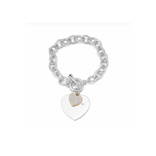 Load image into Gallery viewer, Heart Link Bracelet