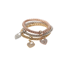 Load image into Gallery viewer, Cute Stacked Rhinestone Bracelets
