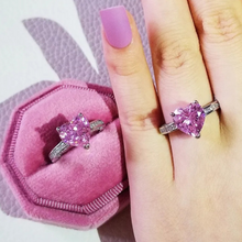 Load image into Gallery viewer, Cute Pink Heart Ring
