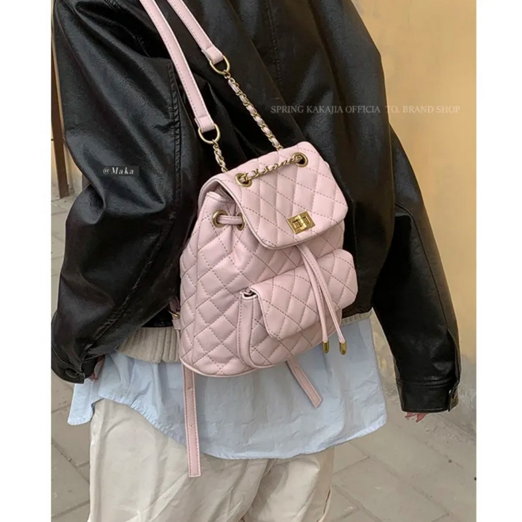 Pink Luxe Small Backpack