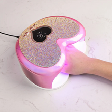 Load image into Gallery viewer, Bling Heart Nail Lamp
