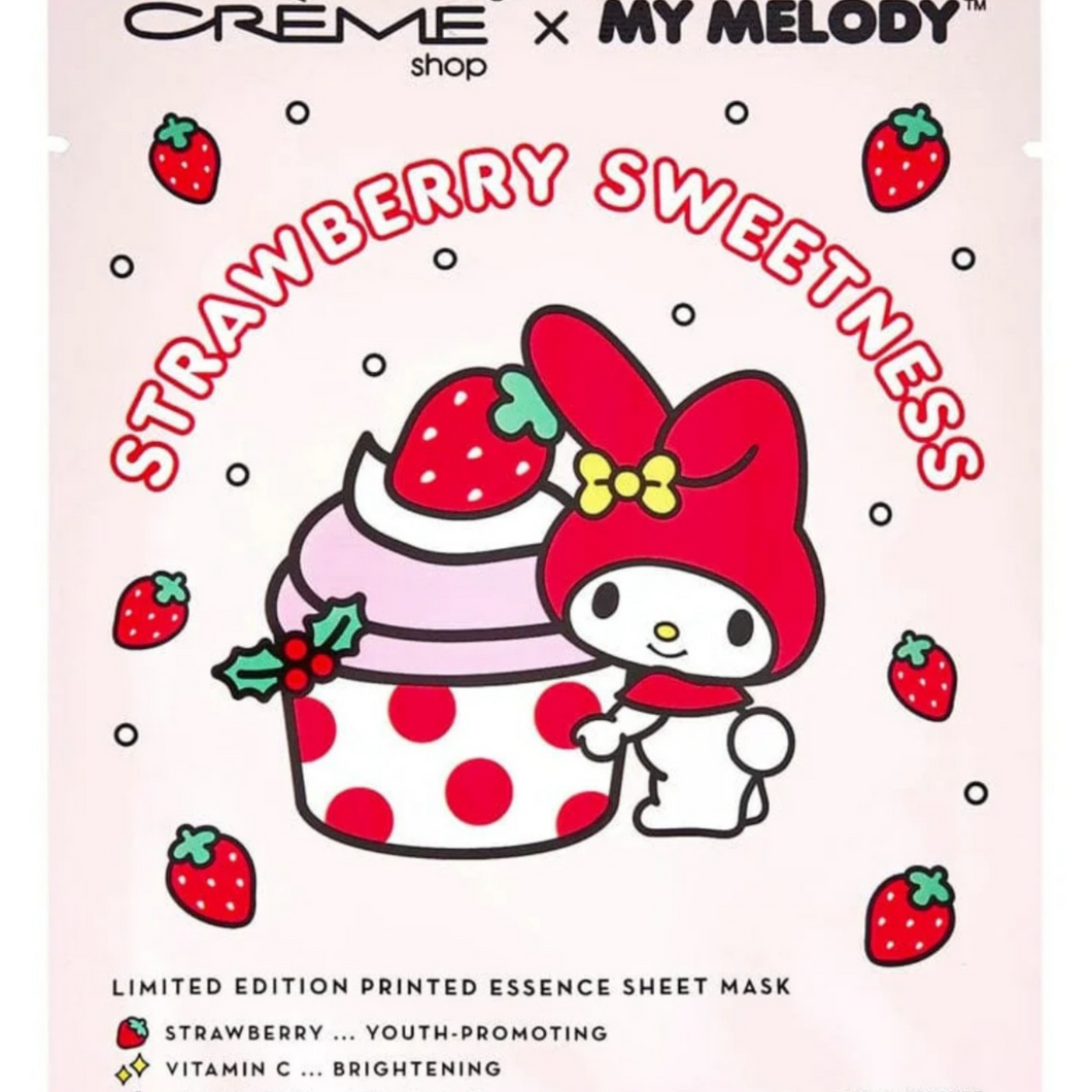 My Melody Strawberry Sweetness Printed Essence Sheet Mask 1pc