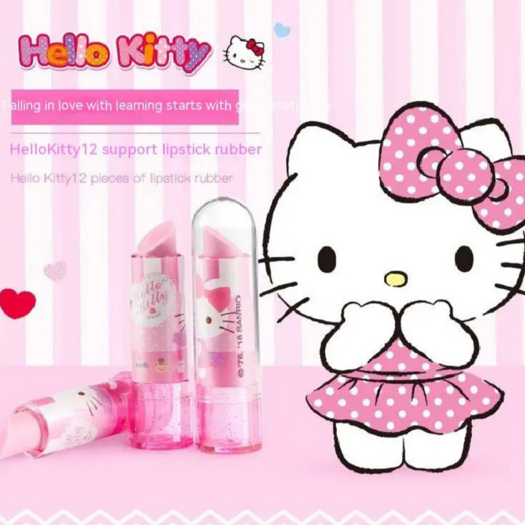 Pink Hello Kitty Lip Eraser