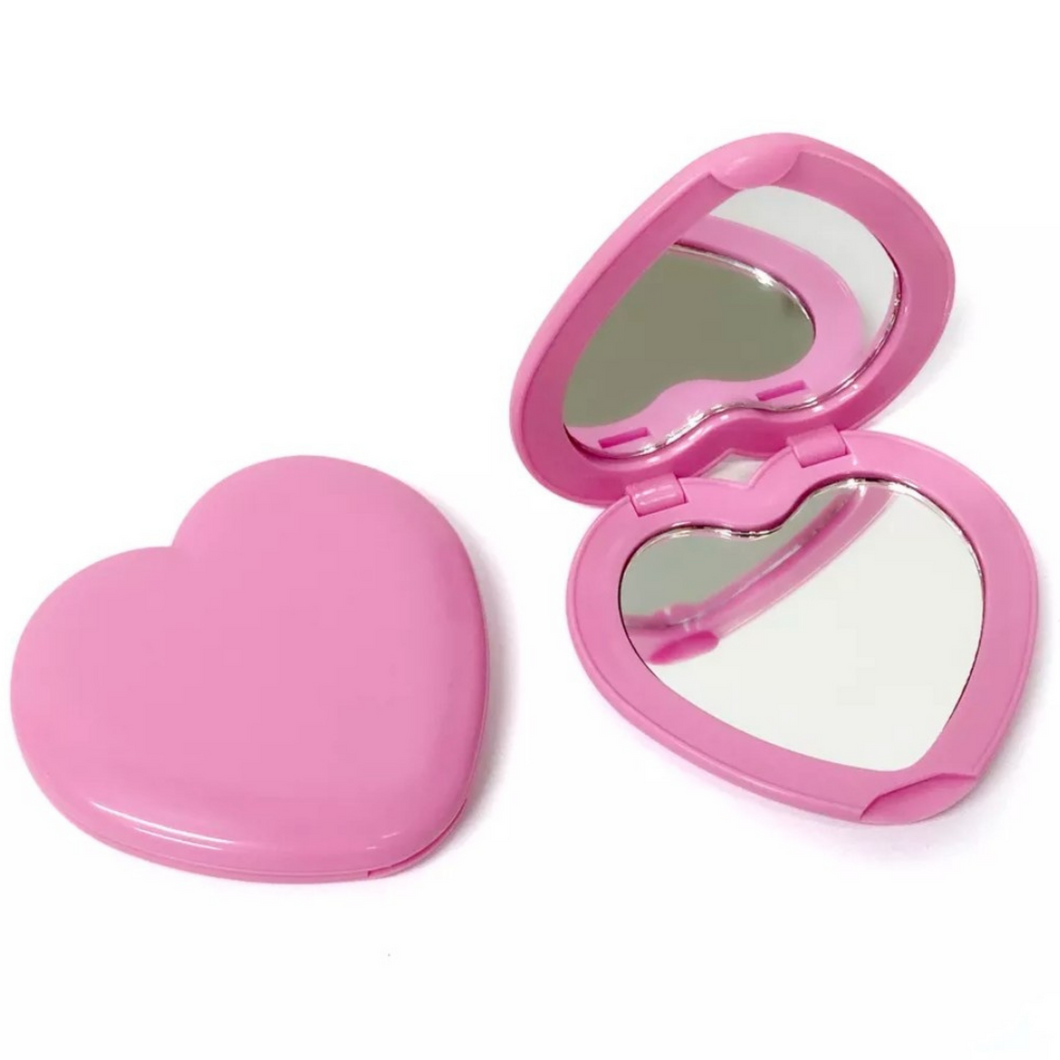 Pink Heart Mirror