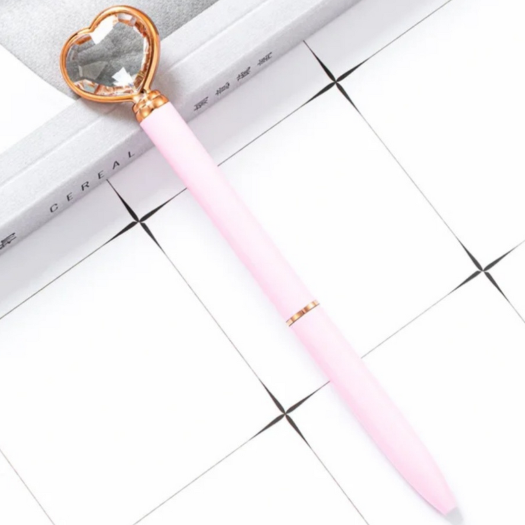 Light Pink Heart Tip Pen