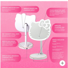 Load image into Gallery viewer, Hello Kitty Rechargeable Table Makeup Mirror
