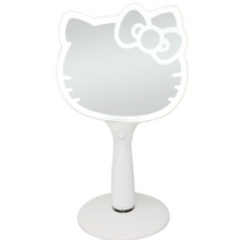 Load image into Gallery viewer, Hello Kitty Led Handheld Makeup Mirror With Standing Base
