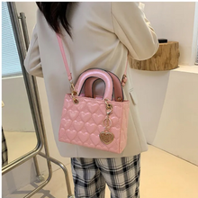 Load image into Gallery viewer, Cute Heart Pink Luxury Brand Tote bag
