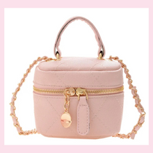 Load image into Gallery viewer, Mini LUXE Pink and Gold Purse
