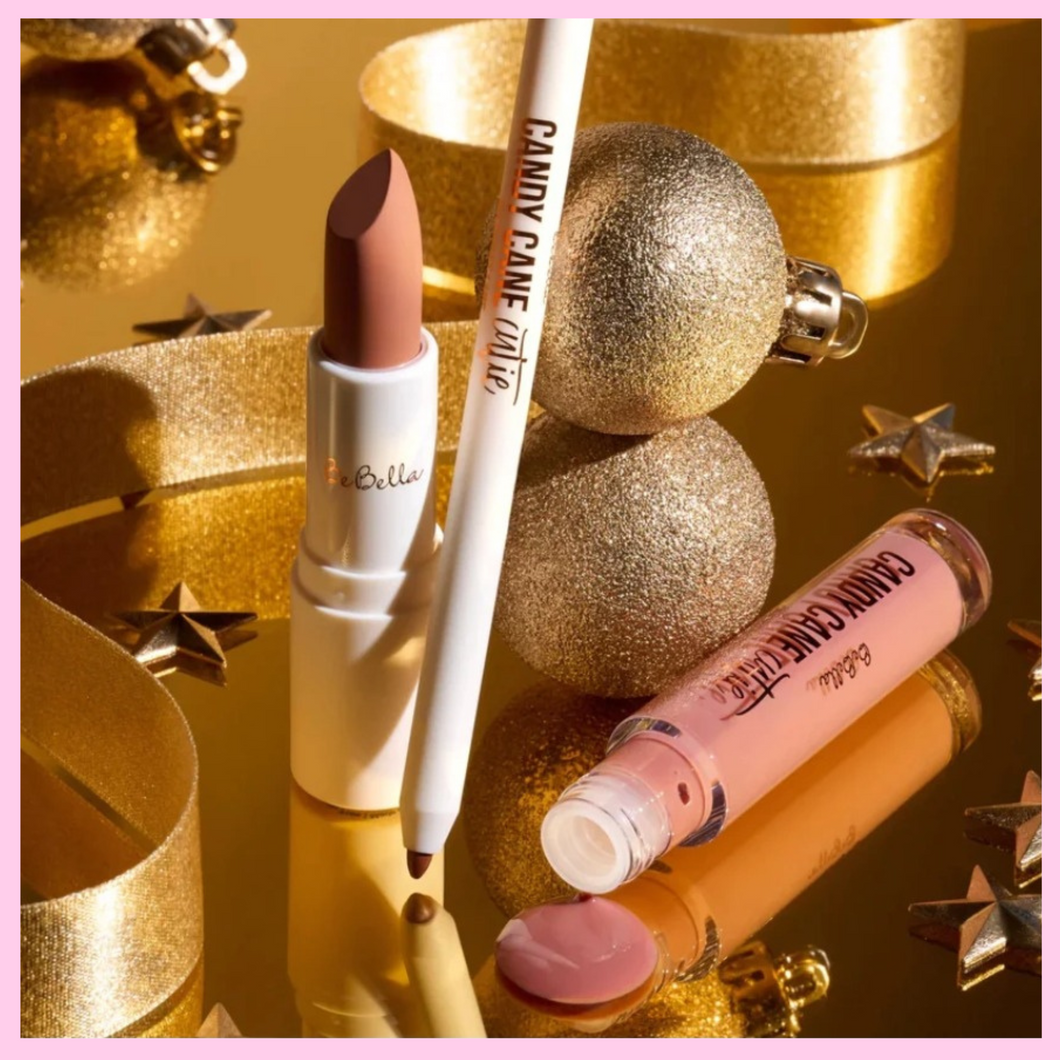 BeBella CANDY CANE CUTIE LIP TRIO