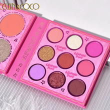 Load image into Gallery viewer, KEVIN&amp;COCO 13colour pink leopard girl eyeshadow palette Hongxuan Cosmetics
