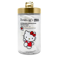 Load image into Gallery viewer, The Creme Shop x Hello Kitty Chic Reusable Jar + Exfoliating Cotton Pads or Q tips
