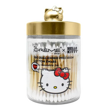 Load image into Gallery viewer, The Creme Shop x Hello Kitty Chic Reusable Jar + Exfoliating Cotton Pads or Q tips
