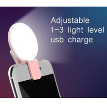 Load image into Gallery viewer, Mini Pink Phone Ring Light
