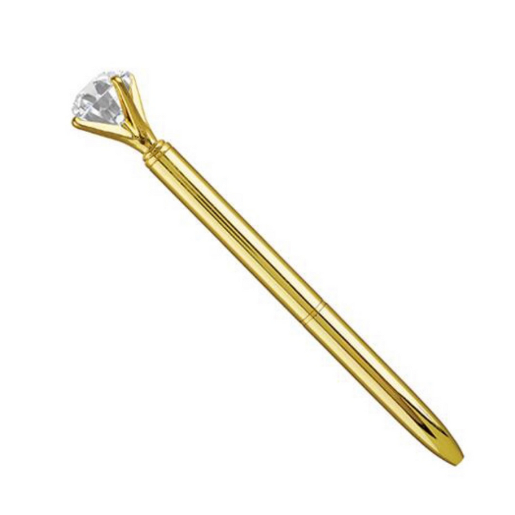 Gold Diamond Tip Pen