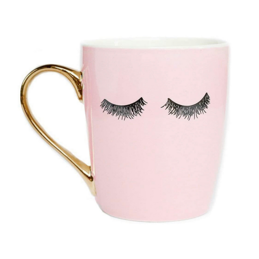 Pink Boo! Eyelash Mug