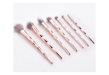 Load image into Gallery viewer, 7 Pc Diamond  Makeup Brush set
