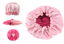 Load image into Gallery viewer, Pink Satin Bonnet
