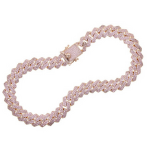 Load image into Gallery viewer, Ooh That Ice! LUXE Miami Cuban Baguette Link Necklace
