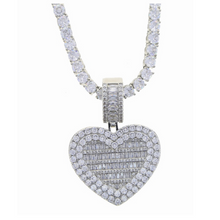 Load image into Gallery viewer, Cubic Zirconia Heart Necklace
