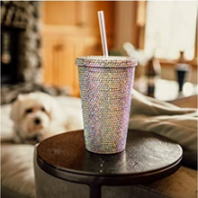 Load image into Gallery viewer, LUXE Swarovski Crystal Tumbler
