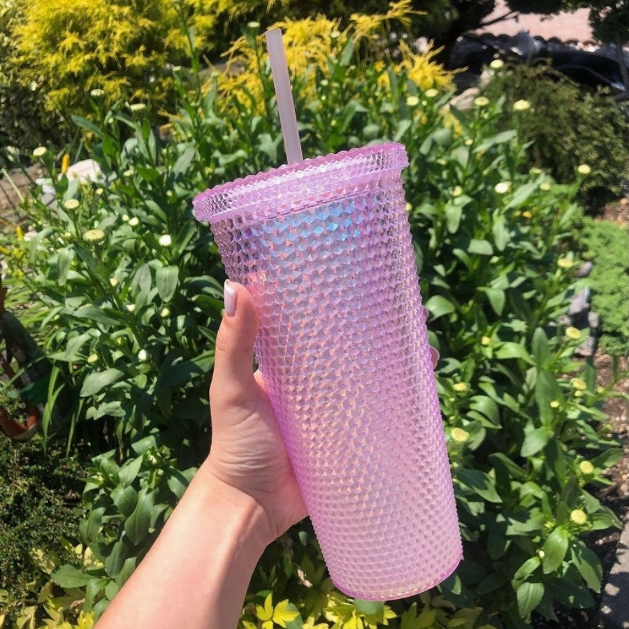 STUDDED Holographic Tumbler