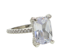 Load image into Gallery viewer, Sliver Diamond Cubic Zirconia Ring
